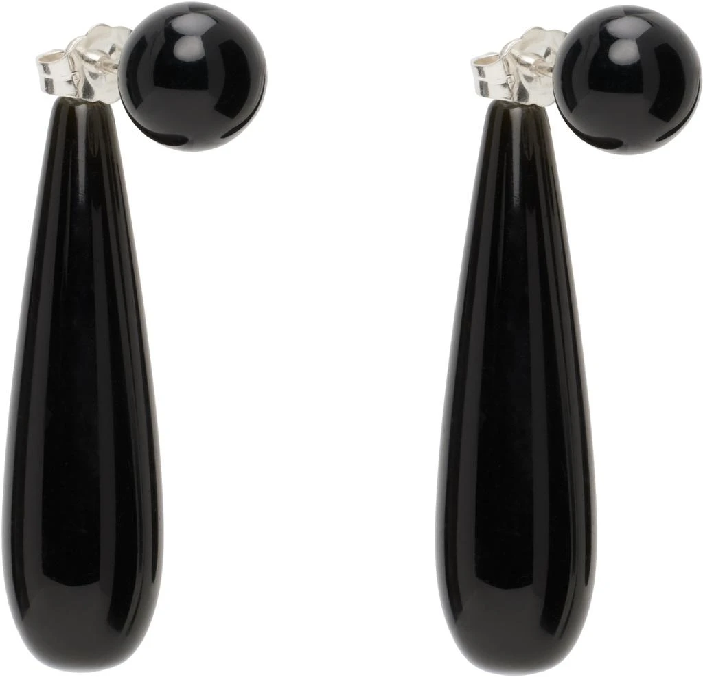 Sophie Buhai Black Small Angelika Earrings 2