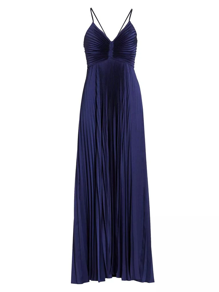A.L.C. Aries Floor-Length Pleated Gown 1