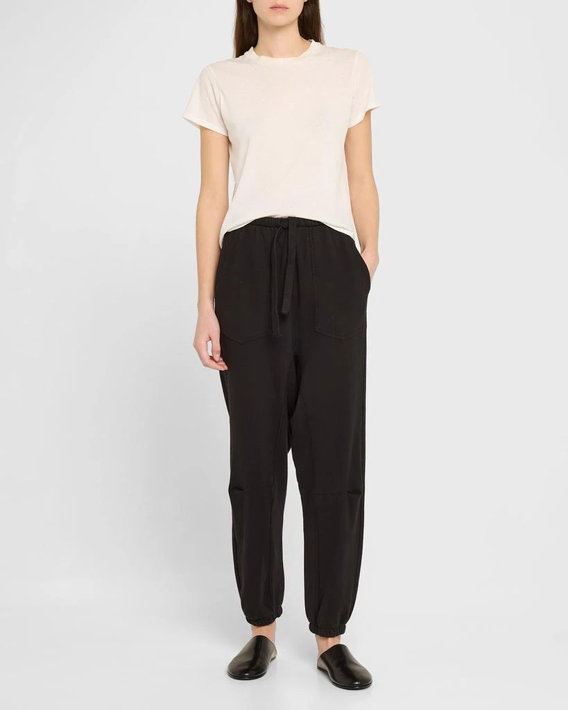 Nili Lotan Dulce Drawstring Tapered Sweatpants 2