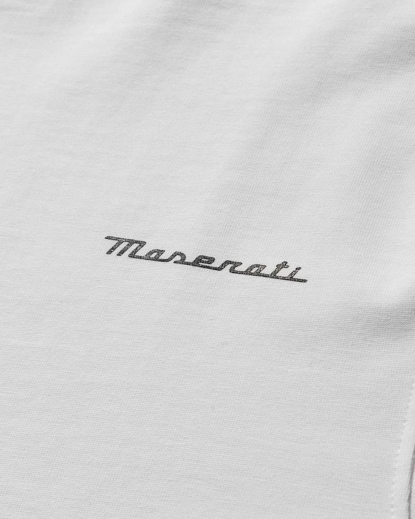 Maserati Men's Heritage Long Sleeve T-Shirt White 3