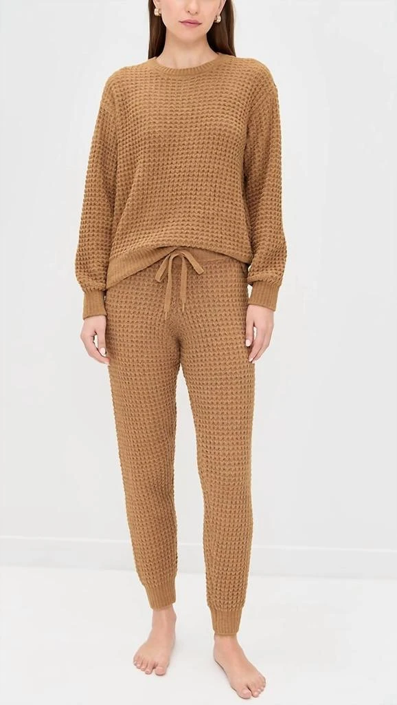 PJ Salvage Pj Salvage - Chenille Cozy Waffle Pant 4