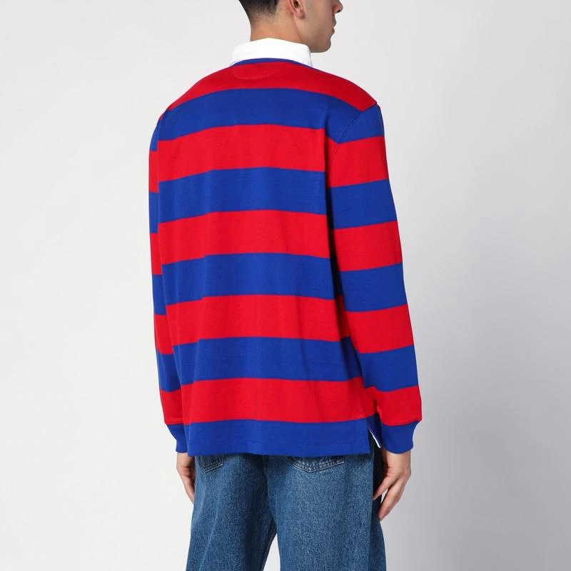 Ralph Lauren Red/blue striped long-sleeved polo shirt 3