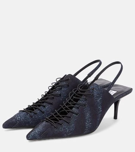 Jimmy Choo 'x Jean Paul Gaultier Corset slingback pumps 5