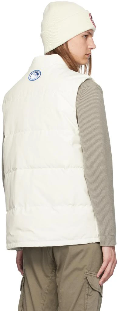 Canada Goose White Freestyle Crew Down Vest 3