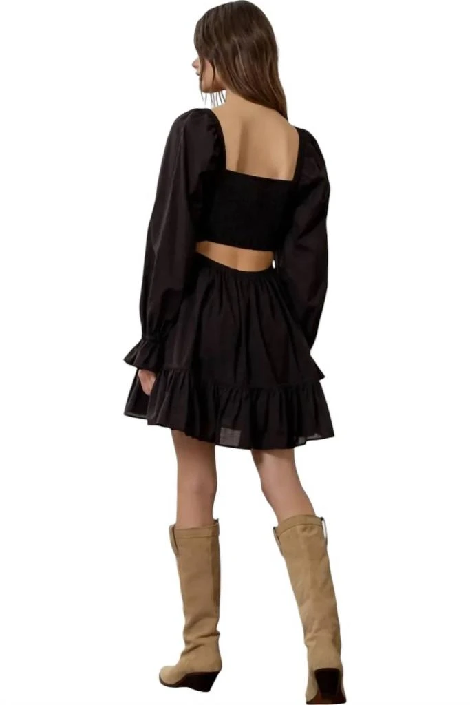 Moon River Corset Cut Out Mini Dress In Black 2