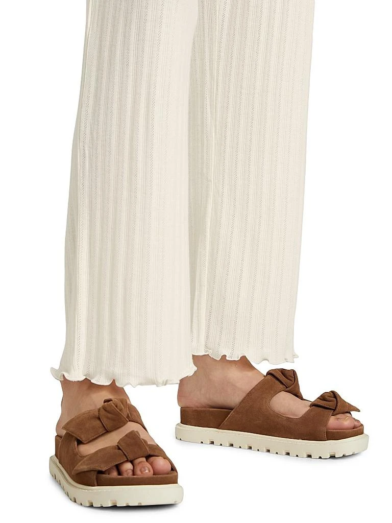 Eberjey Pointelle Rib-Knit Pants 5