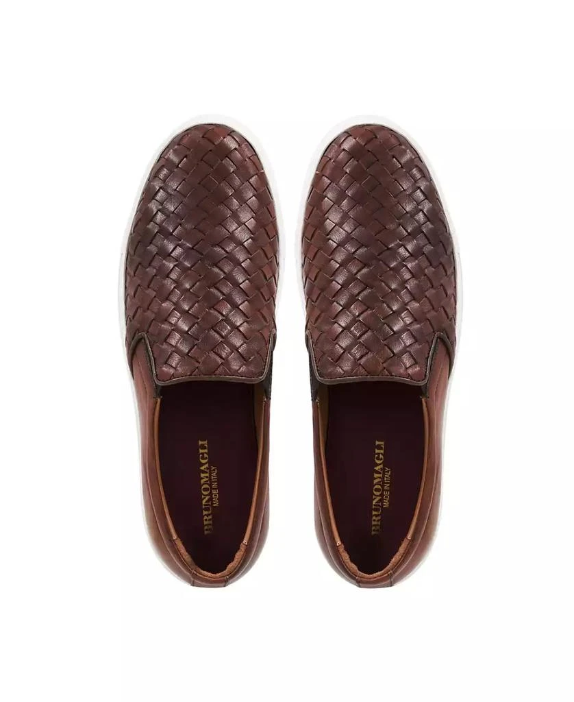 Bruno Magli Men's Livorno Woven Slip On Sneakers 5