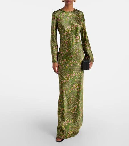 Gemma floral silk-blend maxi dress  On Sale Now with Up to 20% Off |  Discover Exclusive Deals & Savings at BeyondStyle  Authentic VERONICA BEARD  m|w|e|clothing|women|designers|maxi dresses|n|o|dresses|veronica beard with  Limited-Time Discounts,