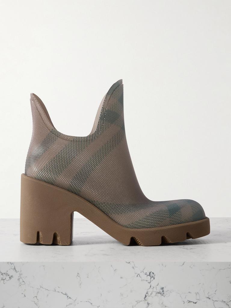 Burberry 格纹 Tpu 靴子  - IT35