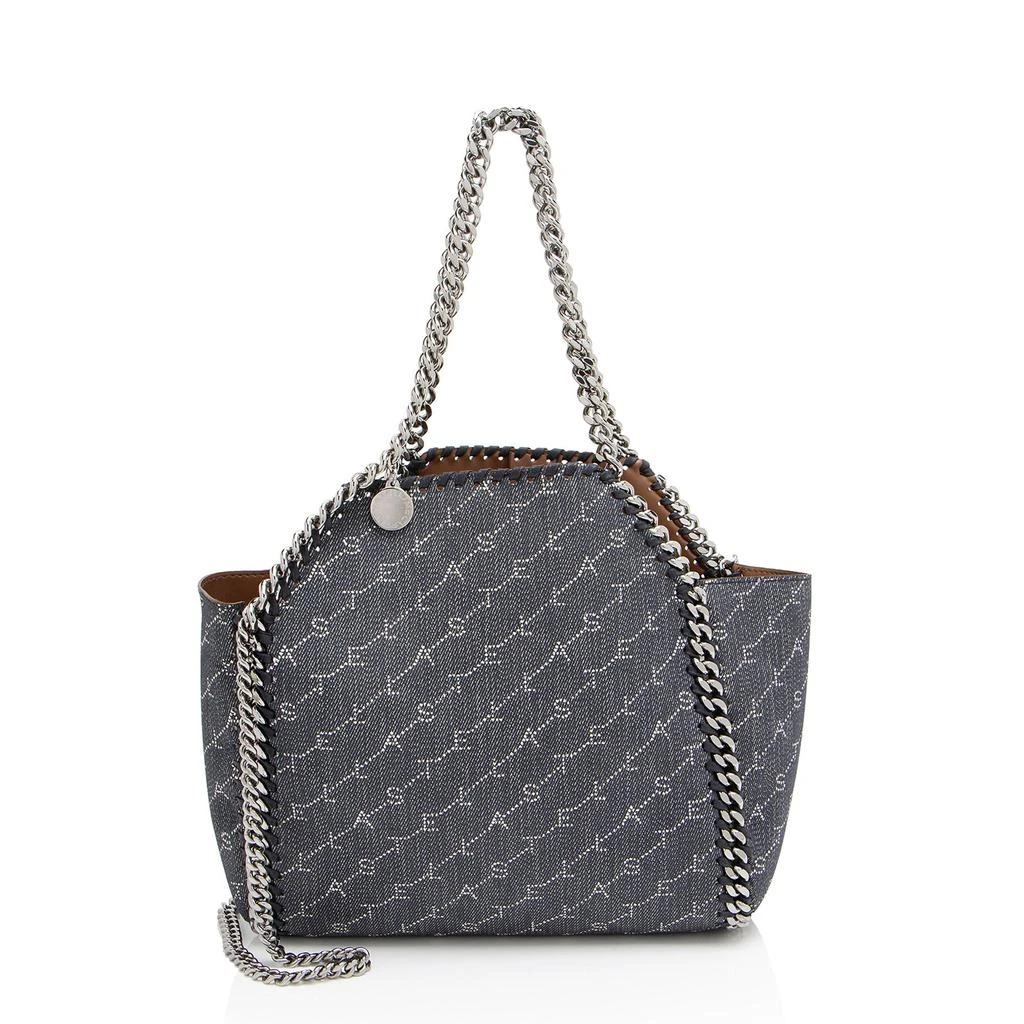 Stella McCartney Denim Logo Falabella Reversible Mini Tote 1