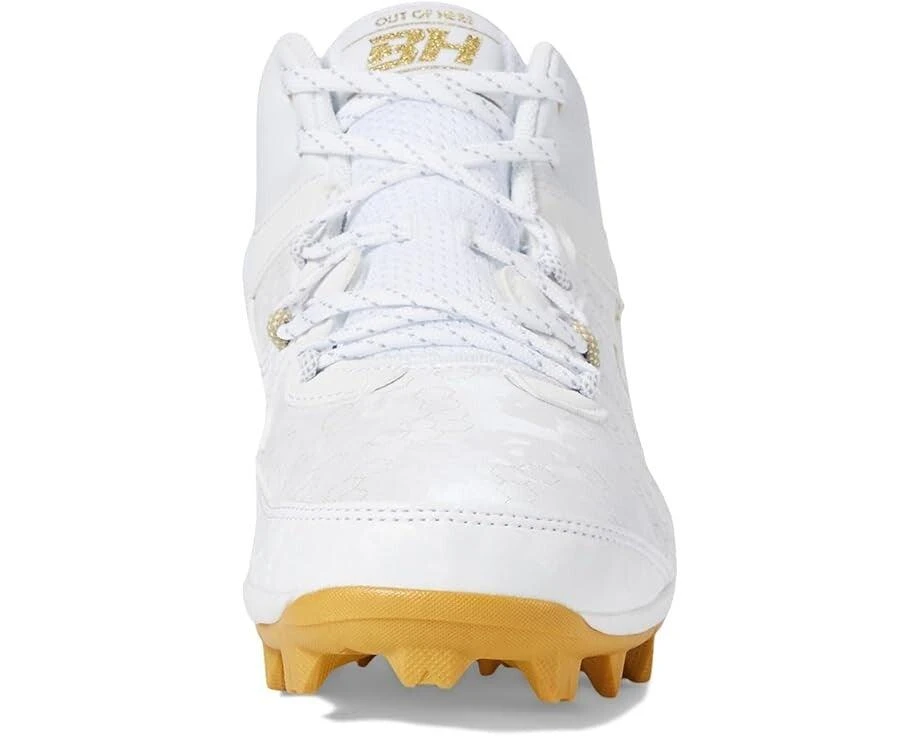 Under Armour Harper 8 Mid RM 3026592-100 Men's White Baseball Cleats KHD2713 4