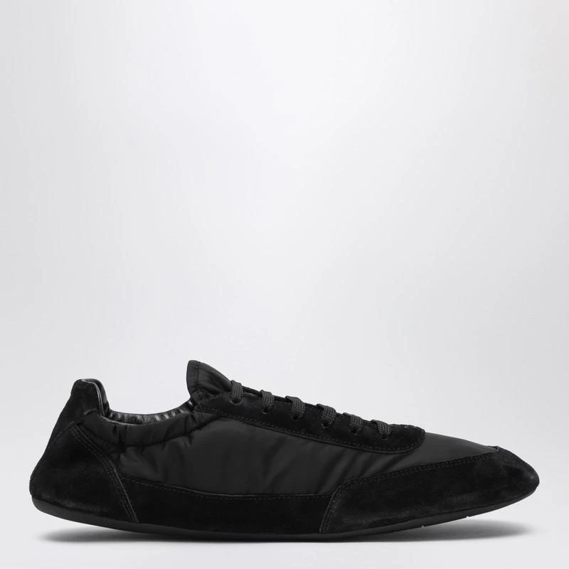 Prada Black Re-Nylon and suede Sneaker Collapse 1