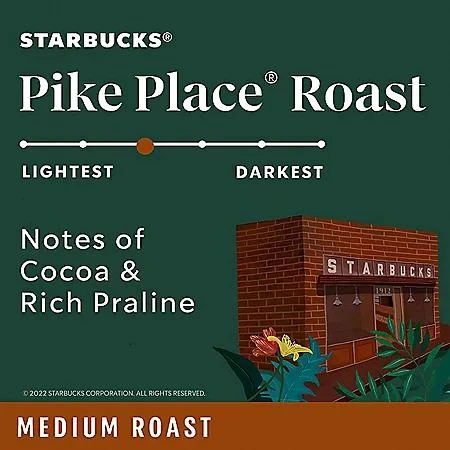 Starbucks Starbucks Pike Place Medium Roast Ground Coffee, 40 oz. 3