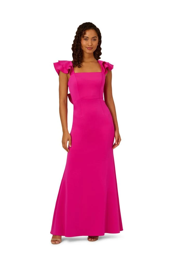 Adrianna Papell Scuba mermaid gown 5