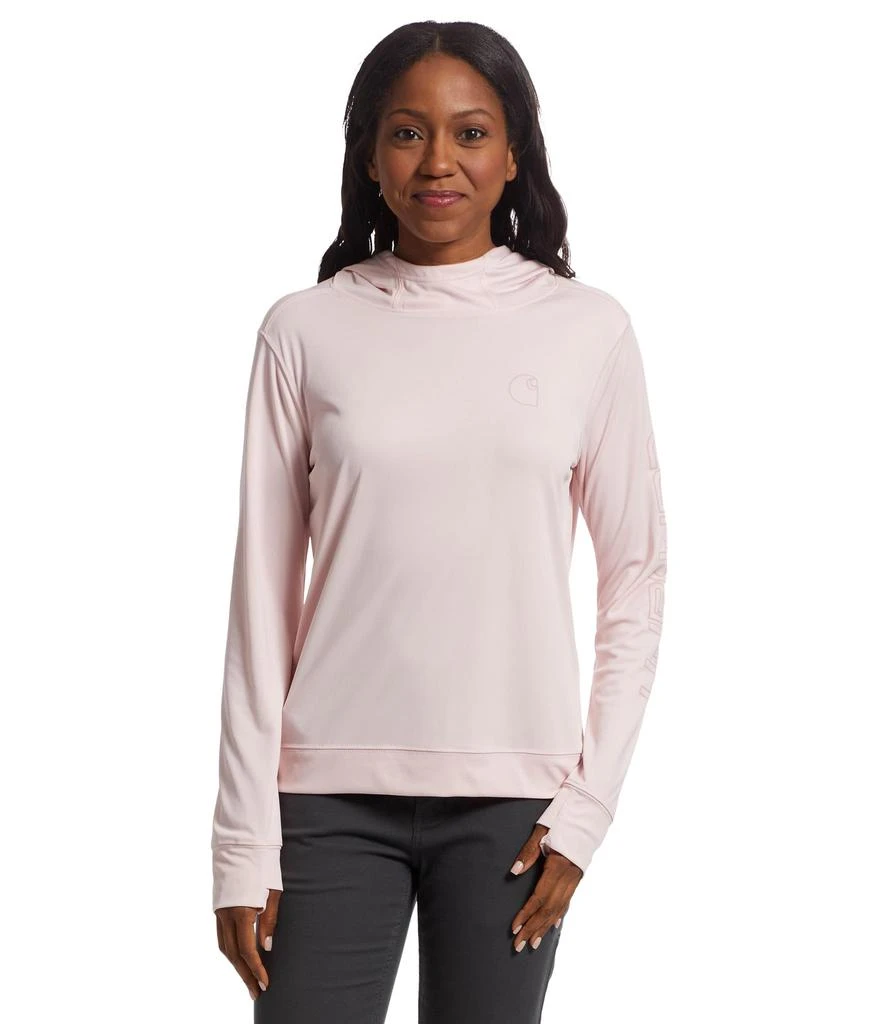 Carhartt Force Sun Defender™ Lightweight Long-Sleeve Hooded Graphic T-shirt 1