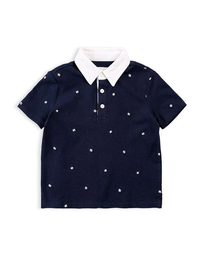 Miles The Label Boys' Embroidered Tennis Balls Pique Polo - Little Kid from Bloomingdale's