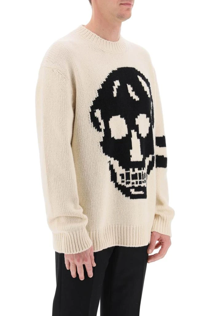 ALEXANDER MCQUEEN wool cashmere skull sweater 2