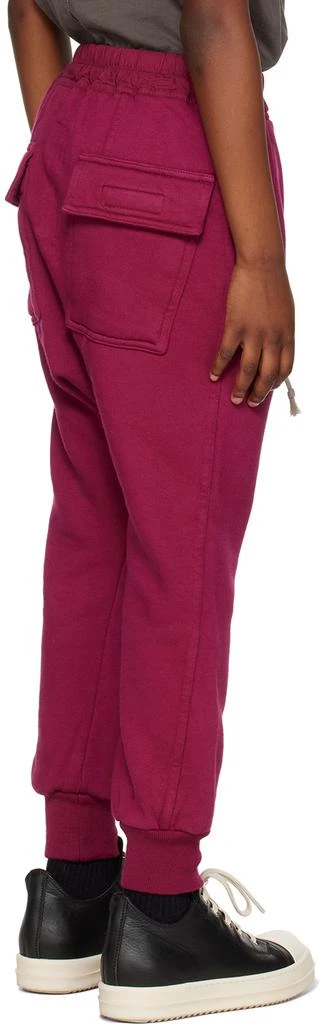 Rick Owens Kids Pink Drawstring Lounge Pants 3
