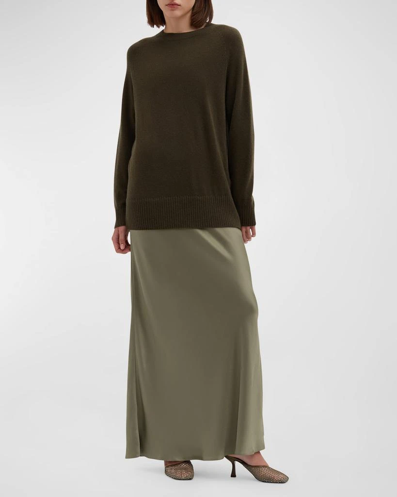 Christopher Esber Monument Mixed-Media Cashmere Maxi Dress 5