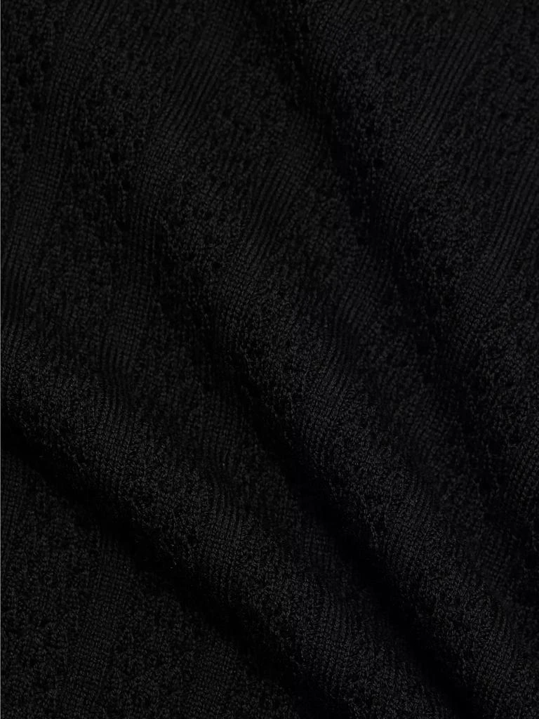 Rag & Bone Tina Wool Short-Sleeve Sweater 7