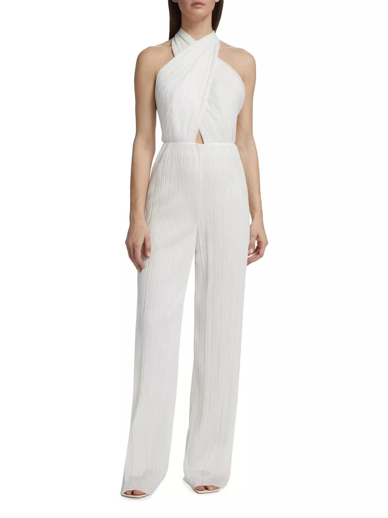 Amanda Uprichard Rivera Sleeveless Halterneck Jumpsuit 3