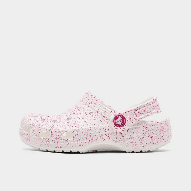 CROCS Girls' Little Kids' Crocs Paint Splatter Classic Clog Shoes 1