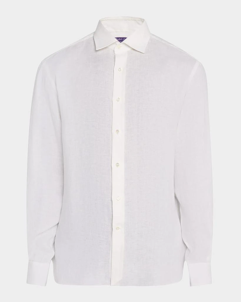 Ralph Lauren x Neiman Marcus Men's Textured Linen Sport Shirt 1