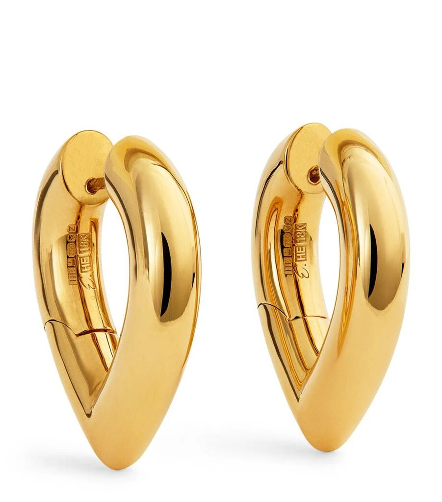 Engelbert Big Yellow Gold Drop Link Earrings 1