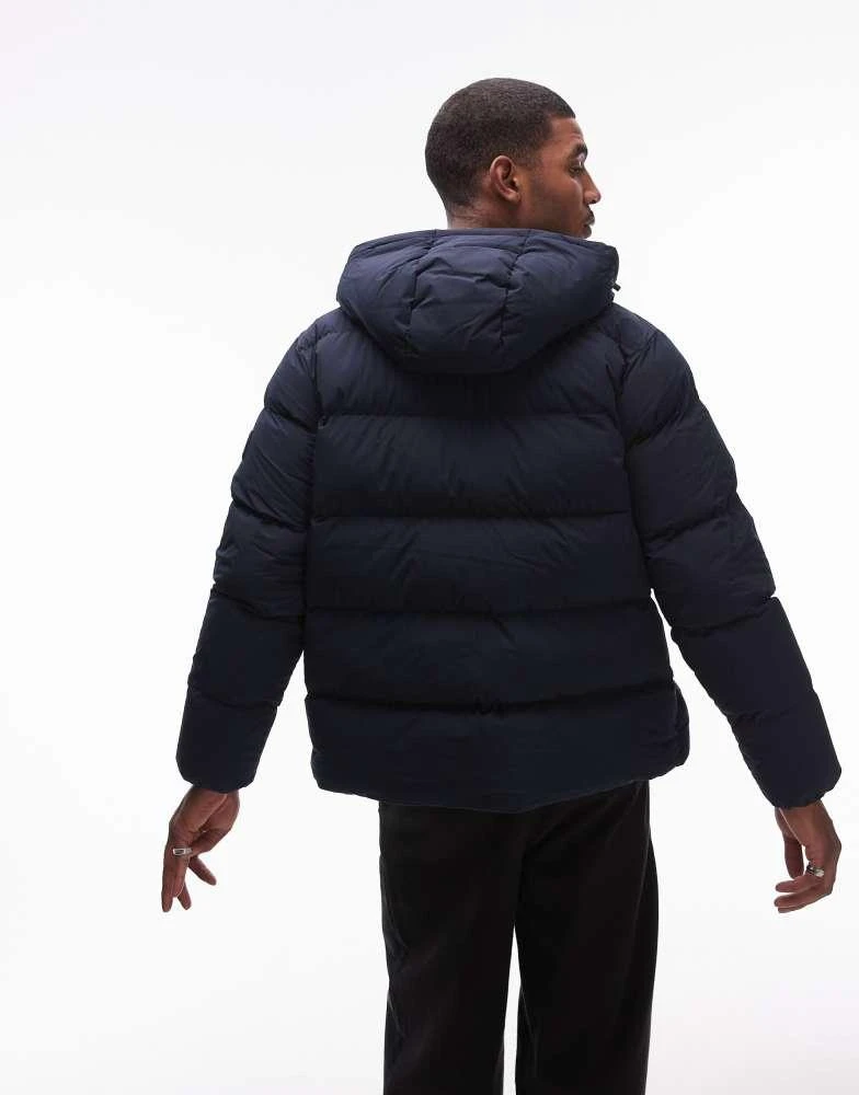 Tommy Hilfiger Tommy Hilfiger down hooded puffer jacket in navy 3