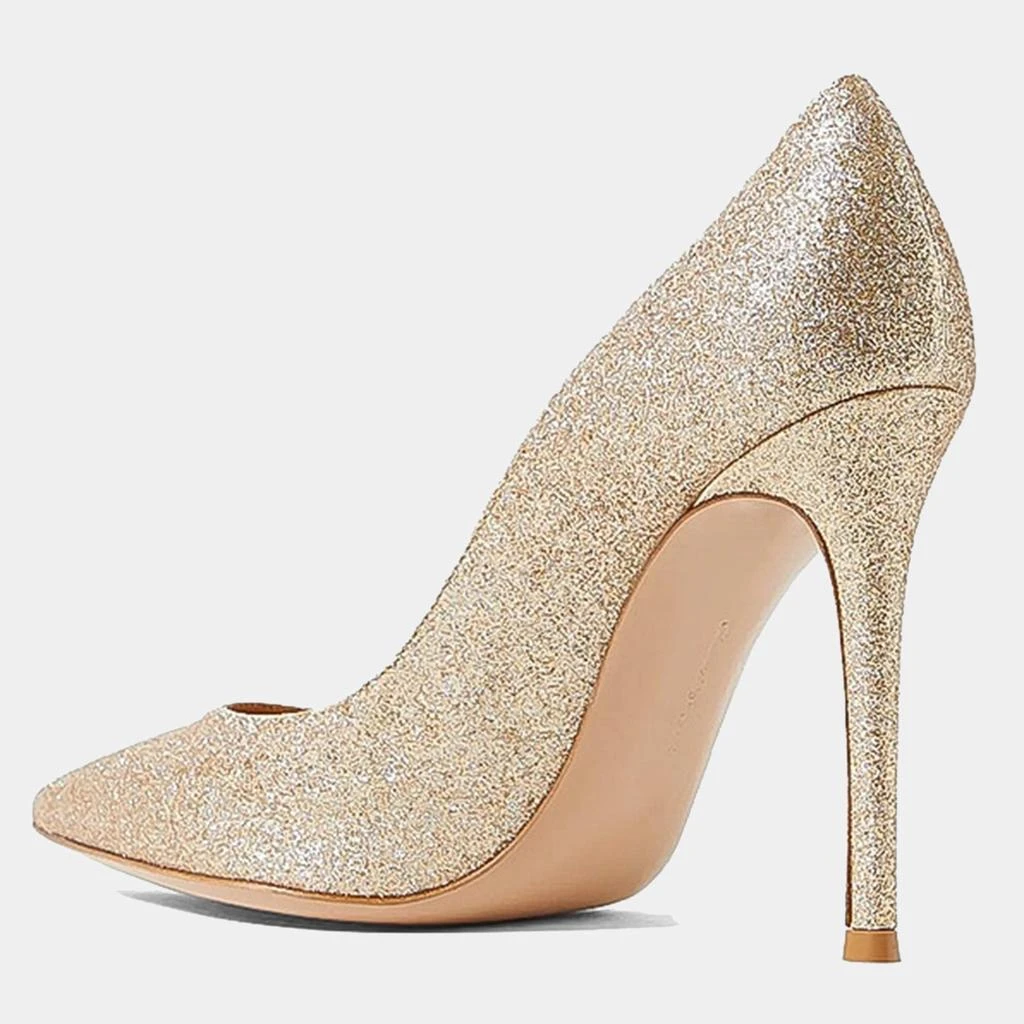 Gianvito Rossi Gianvito Rossi Golden Leather Starlight Heels EU 38 3