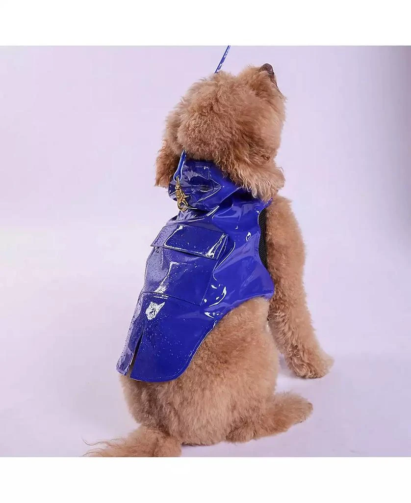 Tommy Bahama Pet Raincoat 
Apparel Harness - Blue 6
