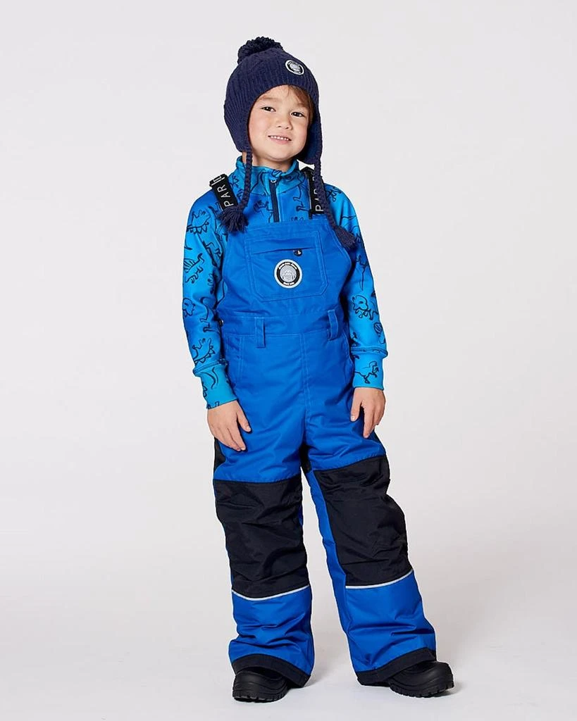 Deux par Deux Solid Play Overall Snow Bib Blue 2