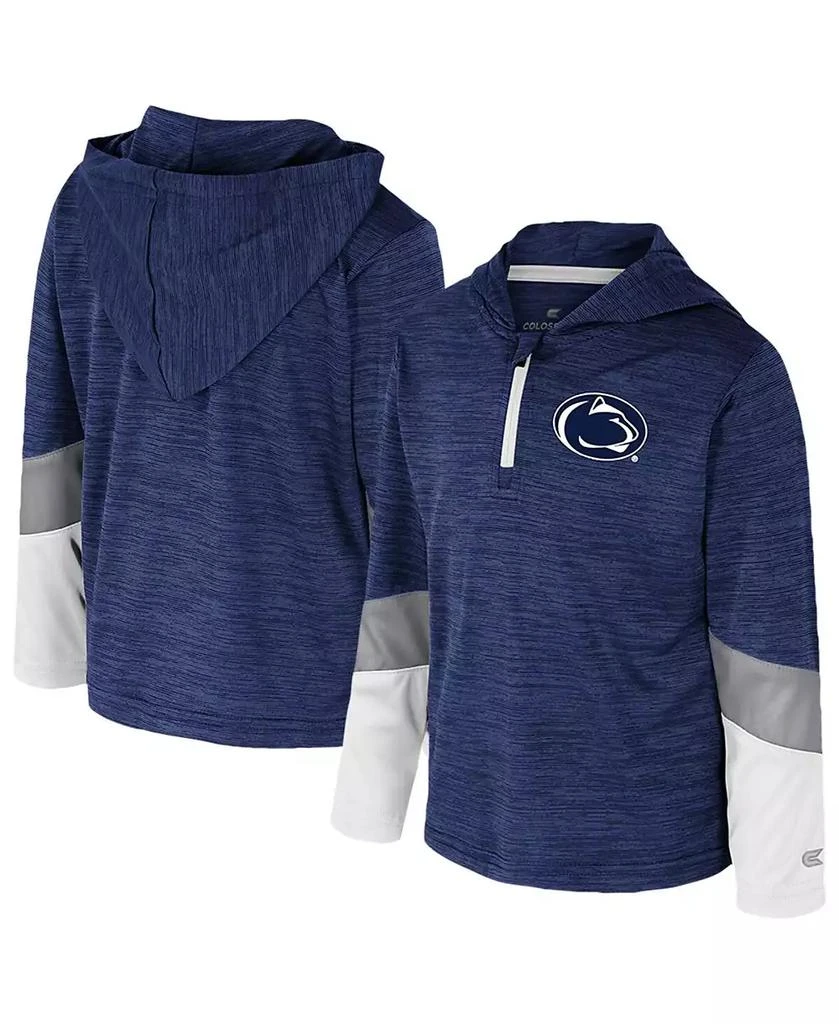 Colosseum Toddler Navy Penn State Nittany Lions Rylos Quarter-Zip Windshirt 1