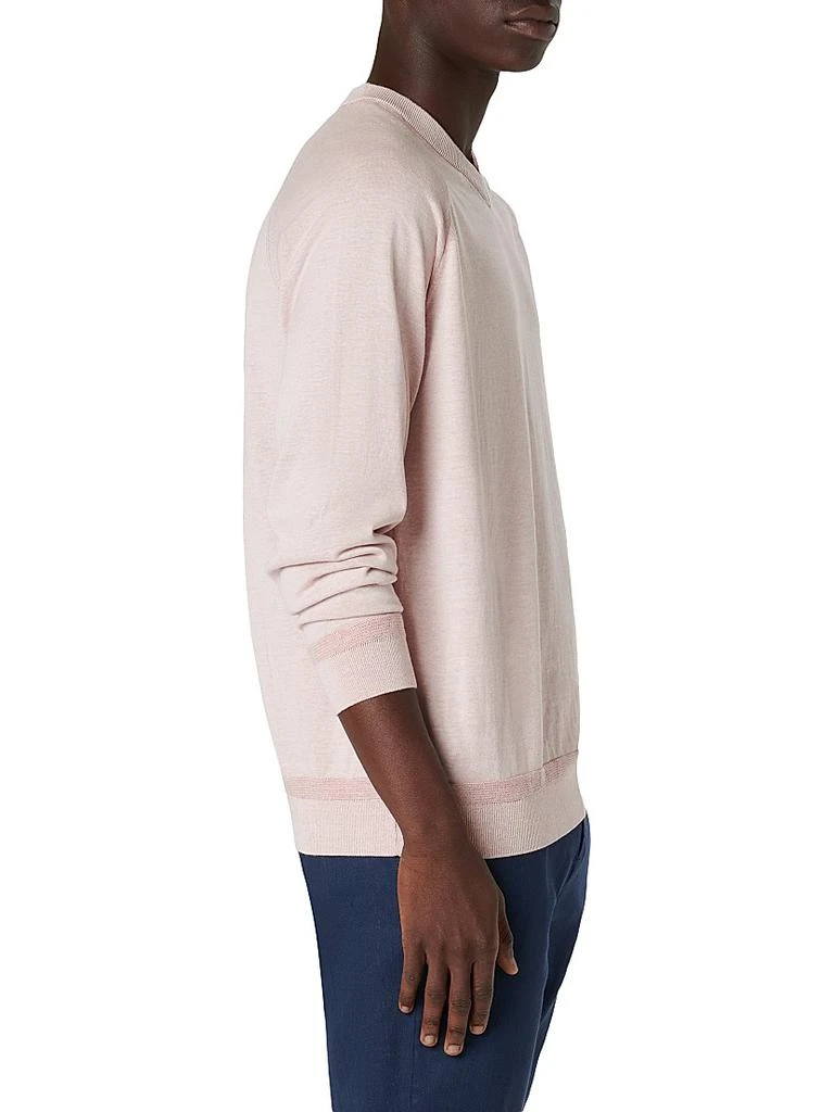 BUGATCHI Cotton-Silk V-Neck Sweater 4