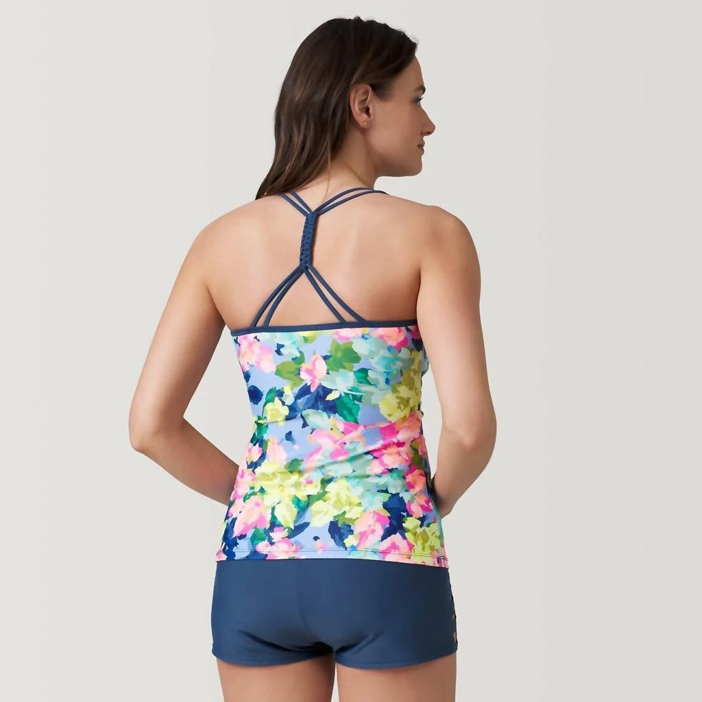 Free Country Free Country - Blooms Macrame Back Tankini Top 3