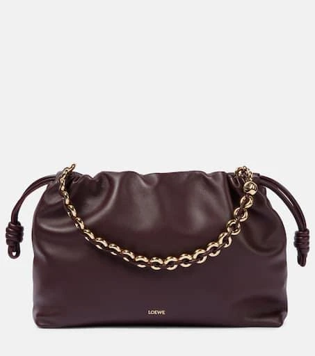 Loewe Flamenco Large leather clutch 1