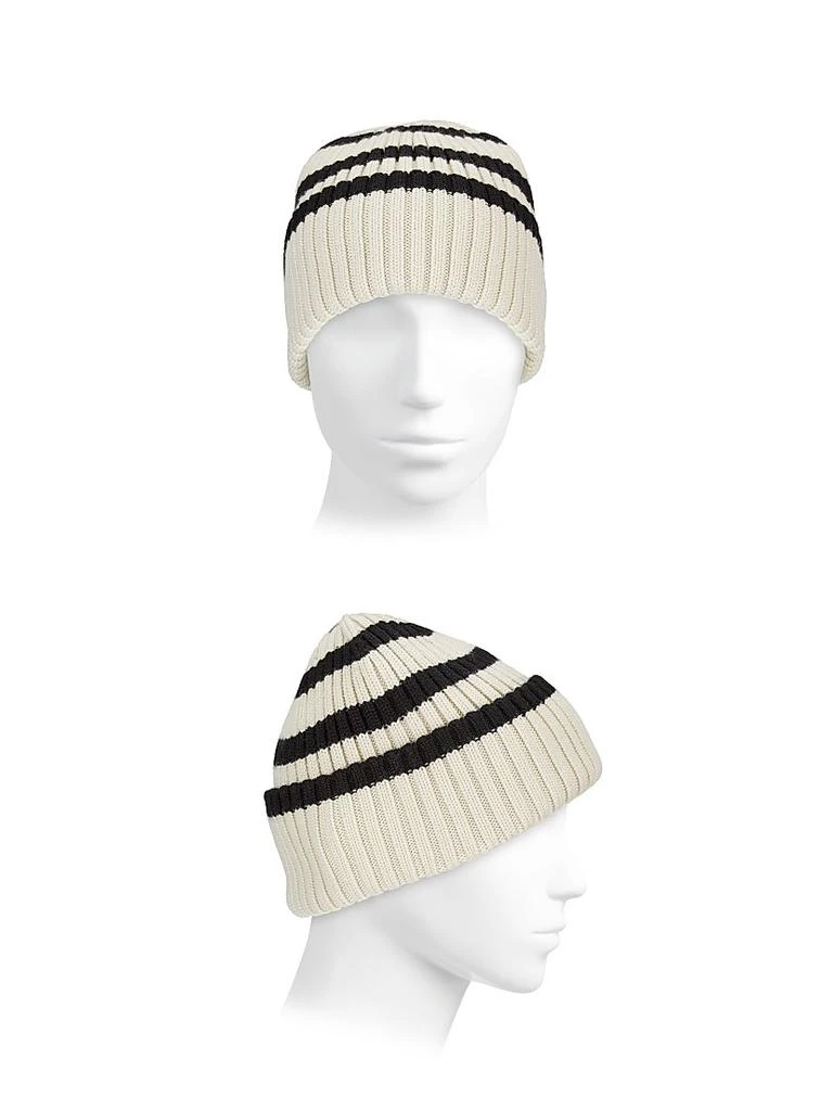 Totême Signature Striped Wool Beanie 2