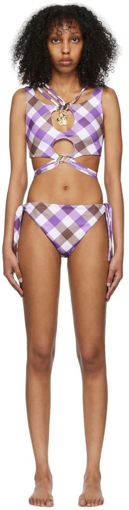 CHOPOVA LOWENA SSENSE Exclusive White Alley Bikini 1