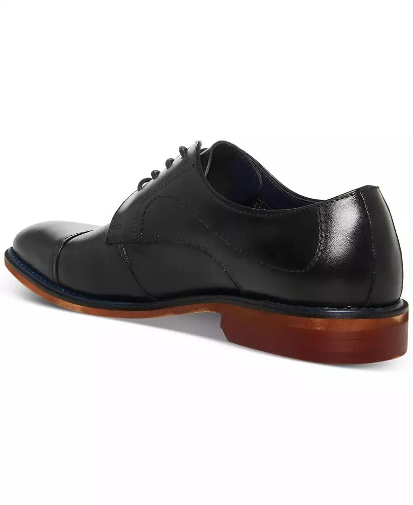 Steve Madden Men's Zane Tonal & Textured Leather Mid Oxford Dress Shoe 6