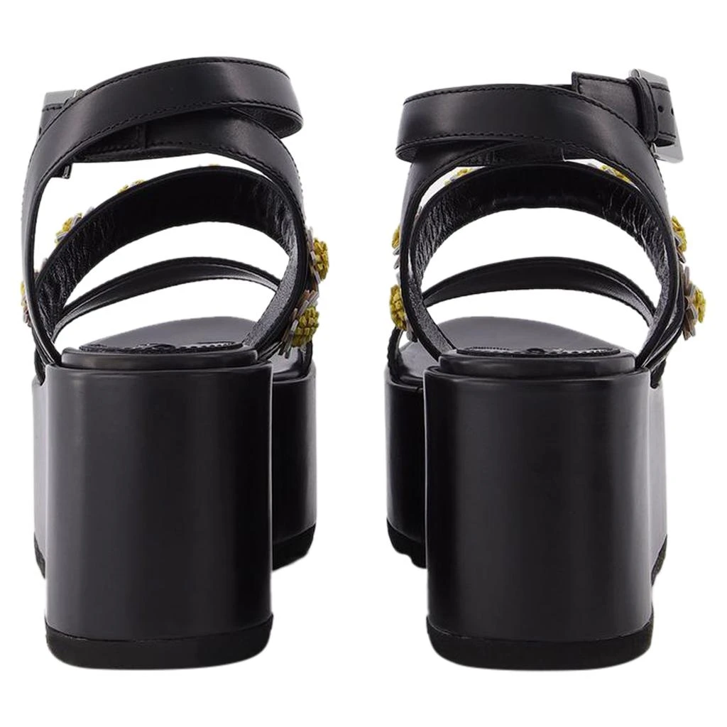 Fabrizio Viti Tima Platform in Black Leather 3