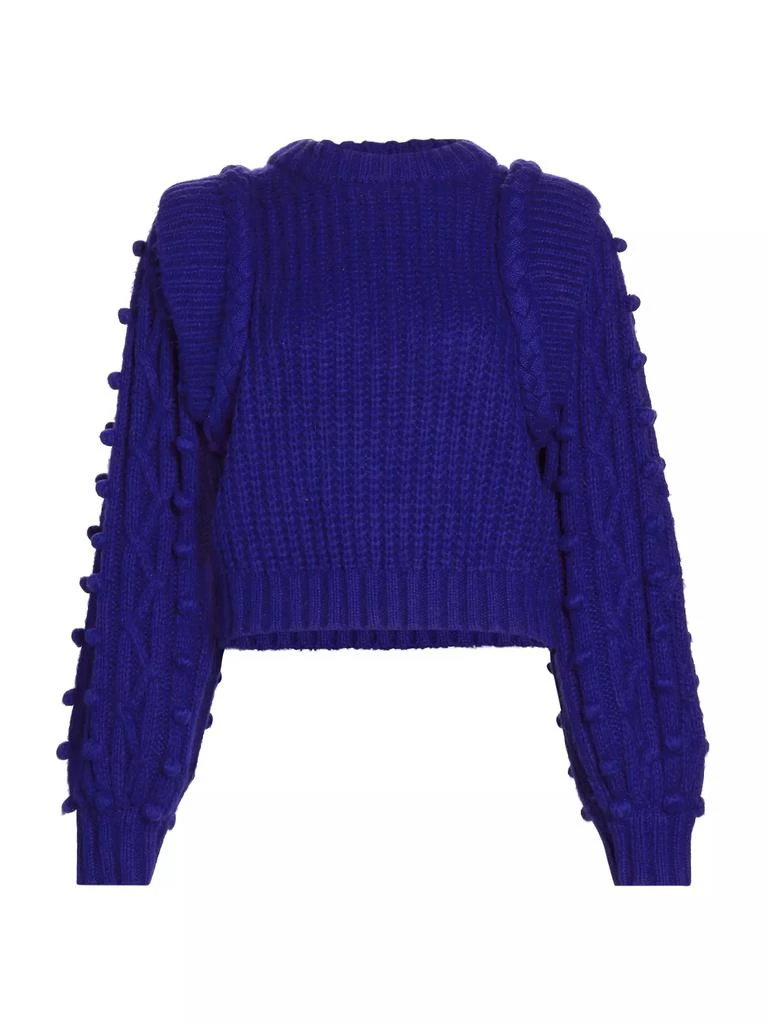 Farm Rio Textured Braided Sweater 1