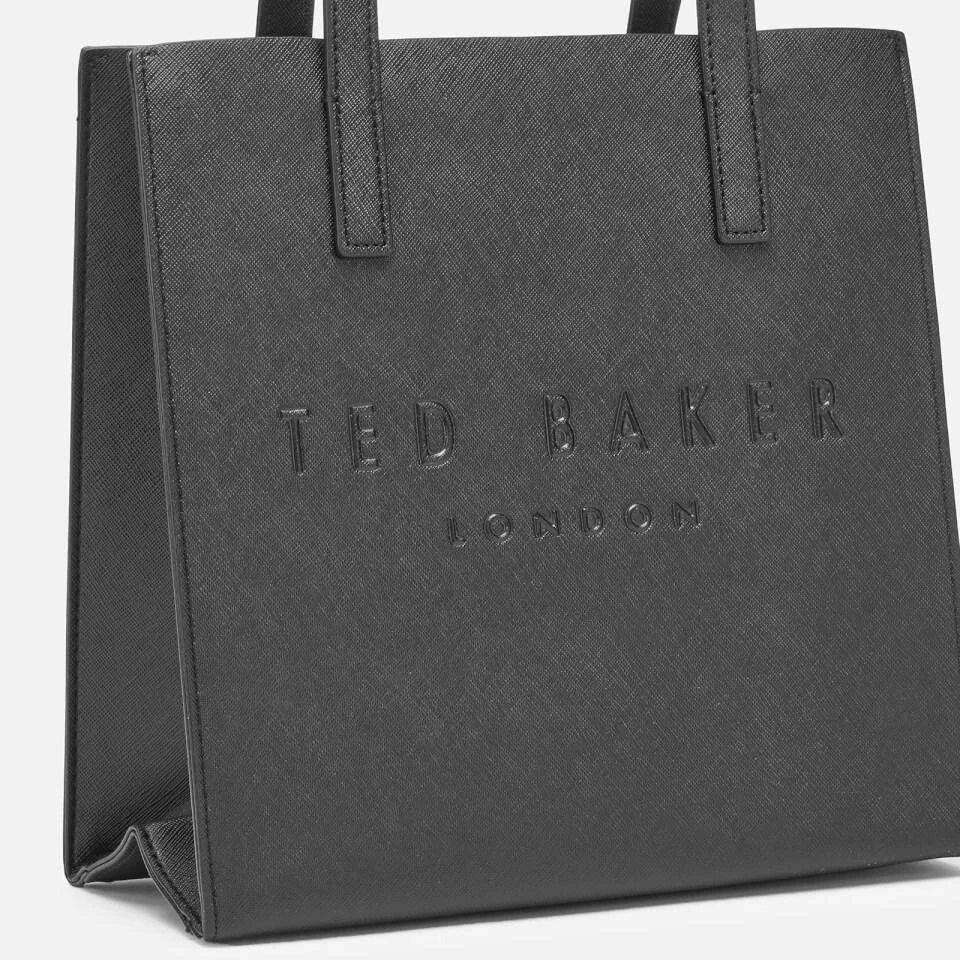 Ted Baker London Ted Baker Seacon Small Faux Crosshatch Leather Tote Bag 4