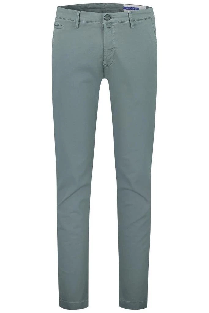 JACOB COHEN Jacob Cohen Mid-Rise Slim-Cut Chino Trousers 1