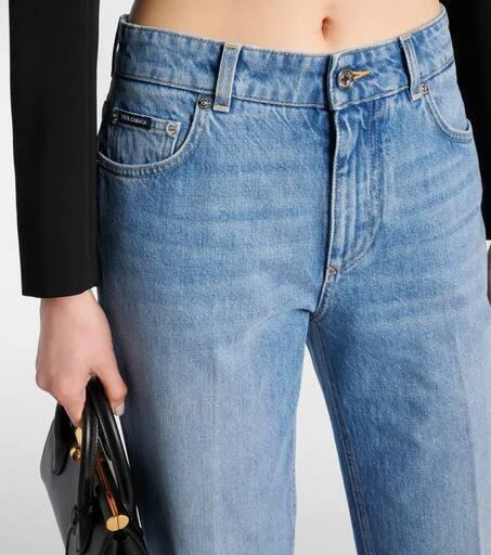 Dolce 
Gabbana High-rise wide-leg jeans 4