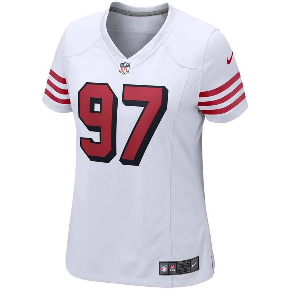 NIKE Women's Nick Bosa White San Francisco 49ers Alternate Game Jersey 3