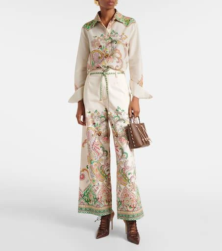 ETRO Essential Small coated canvas shoulder bag 5