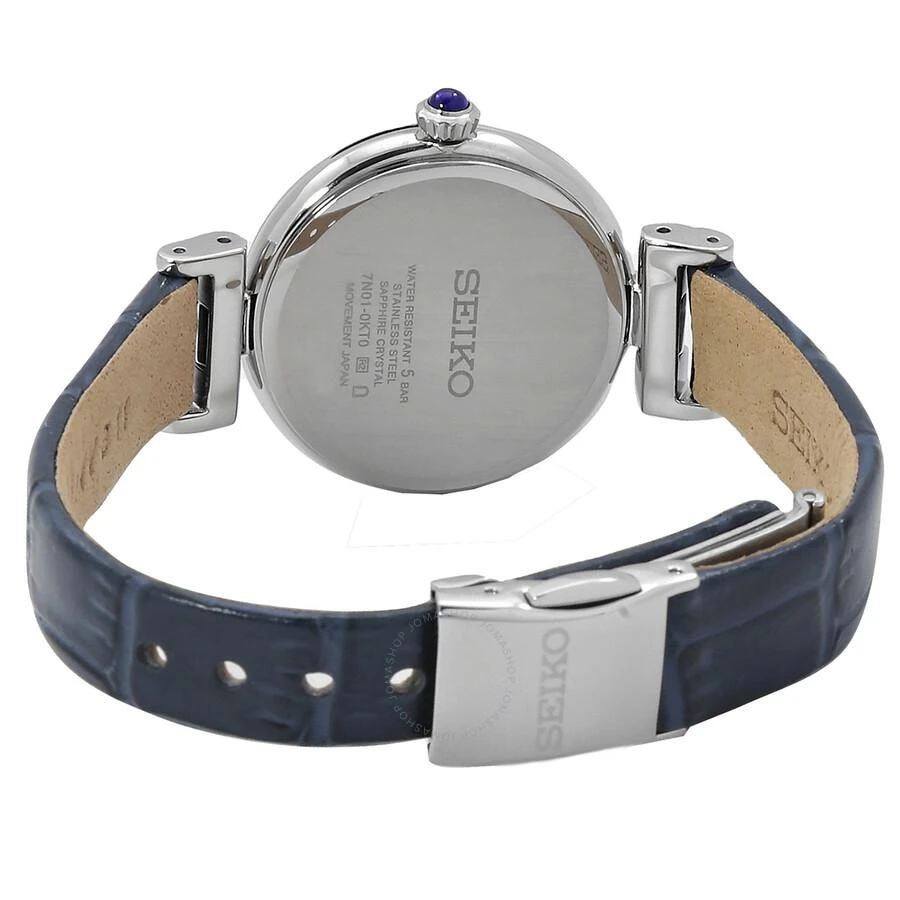 Seiko Dress Quartz Diamond White Dial Ladies Watch SRZ545 3
