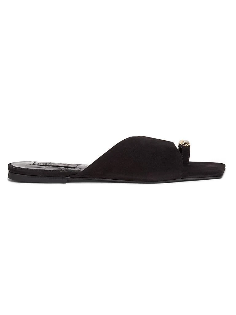 Schutz Jodie Nubuck Leather Flats 1