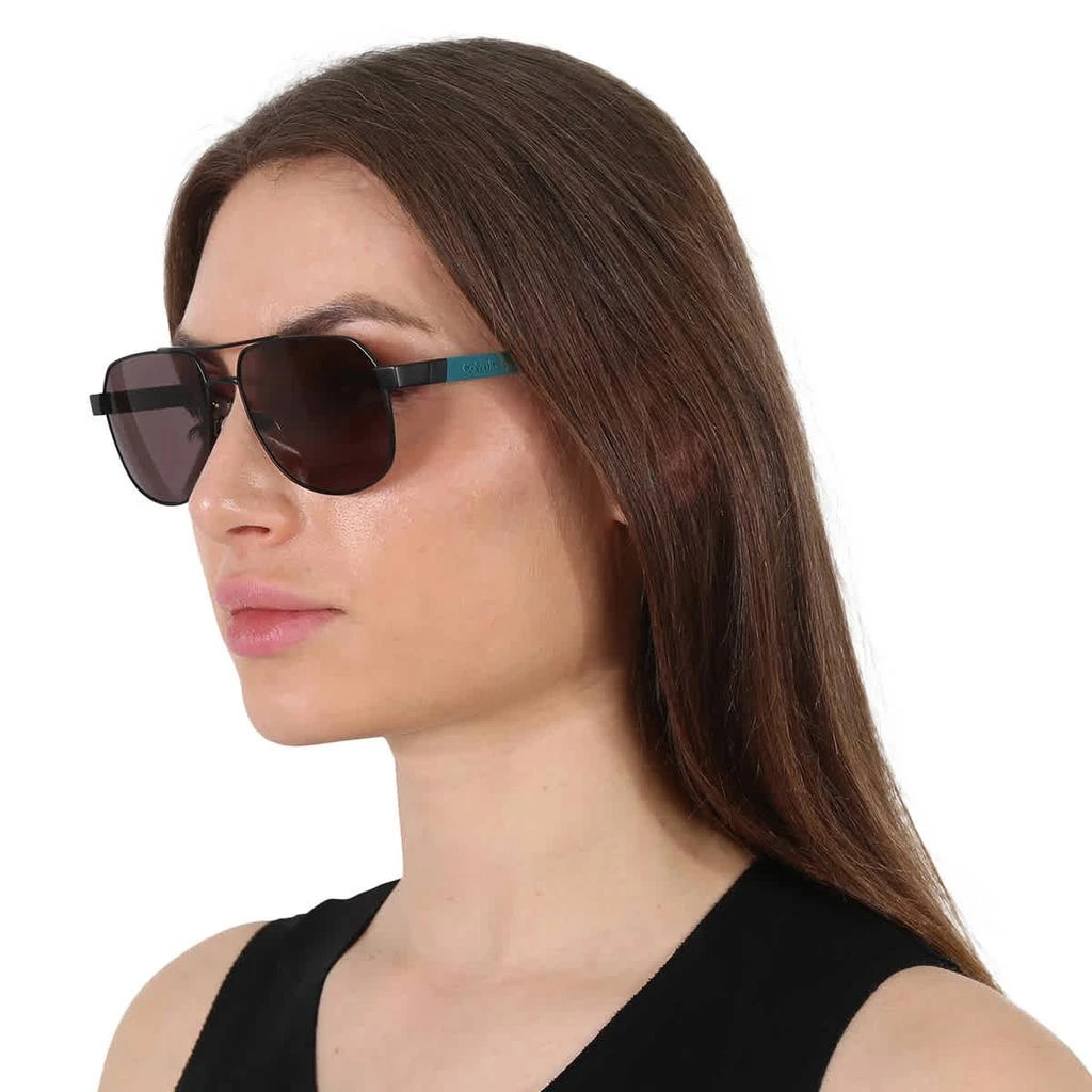 Calvin Klein Grey Navigator Unisex Sunglasses CK23103S 002 57 2