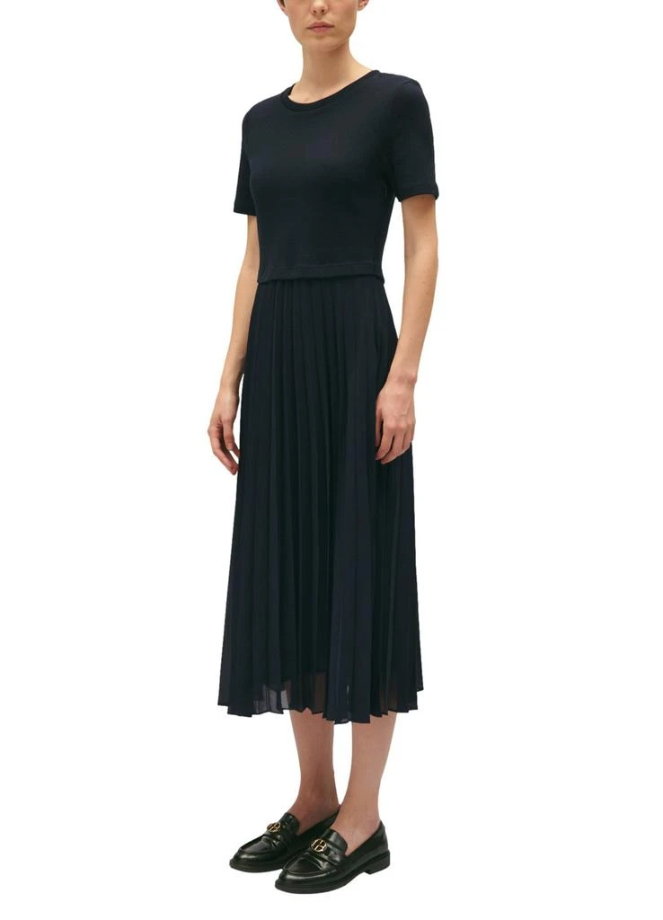 CLAUDIE PIERLOT Long dual-fabric teli dress 6